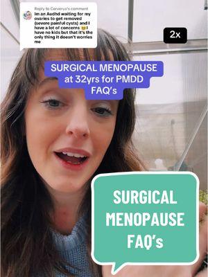 Replying to @Cerverus This may be TMI for some… 😅 Fortunately, nothing is TMI for me. 🥰 Everyone is different, but this is my personal experience! Feel free to ask whatever questions! Specific questions like these are easier for me to answer. 💜✨ #pmdd #premenstrualdysphoricdisorder #pmddawareness #pmddsupport #pmsproblems #womenshealth #afabhealth #surgicalmenopause #oopherectomy #menopause #pmddtreatment 