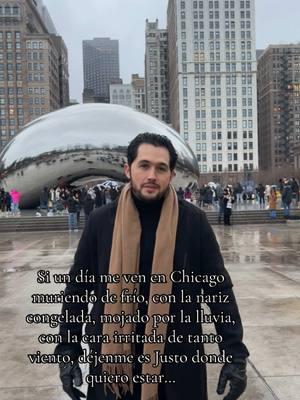 Es donde quiero estar🖤 #chicago #frio #laciudaddelosvientos ##2025 