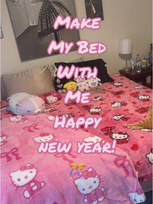 happy new year friends! 🥰 #happynewyear #makemybedwithme #hellokitty #hellokittyvalentines #hellokittyblanket #hellokittyfauxblanket #hellokittybowblanket #hellokittycupid #pillowpet #dreamlitepillowpet #squishmallow #valentinessquishmallows #pinktok #girlyroom #girlybed #valentinesblanket #ValentinesDay #fyp #shoppingtok #valentinesdecor #girlytok #newhellokitty #viralhellokitty #pinkpinkpink 