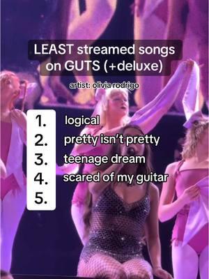 i’m #4’s biggest stan. so no. #oliviarodrigo #sour #guts #leaststreamedsongsguts #oliviarodrigoleaststreamed #fyp #viral #livies #foryoupage #trending #driverslicensemonth #gutstour #music #concerts #relatable #viralvideo 