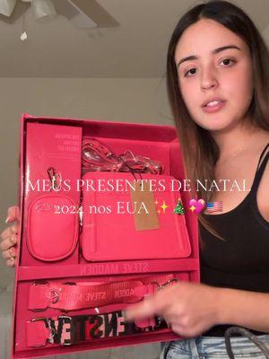 um pouco atrasada mais um pouco dos meus presentes de natal de 2024 💖🫶✨🎄 . . . . #morandonoseua #natalnoseua #vidanoseua #vidanosestadosunidos #presentesdenatal