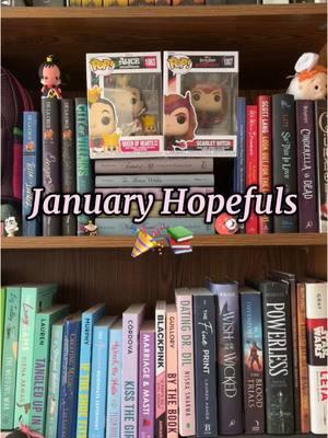 ✨January Hopefuls📚✨ #BookTok #januarytbr #booktokfyp #tessabailey #jackielau #lunarchronicles #powerlesslaurenroberts #booktoker 