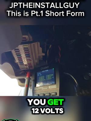 part 1 of car stereo troubleshooting full video on channel JPTHEINSTALLGUY for those who don't want to wait for the entire series  #jpsaudio #carstero #radio #12volt #troubleshoot 