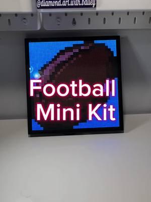 A new mini kit! Do you have a favorite football team?                    #diamondartaddict #diamondart #diamondartpaintings #diamondpaintingtiktok #diamondpaintingasmr #asmrsounds #asmr #satisfyingvideo #asmrcommunity #CapCut #football #footballtiktok #diamondpaintingkits #temu #temufinds #art #craft #hobby #fun 