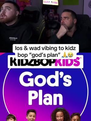 los & wad vibing to kidz bop gods plan 🙏😭 #lospollostv #lospollostvdad #godsplan #kidzbop #drake #trending #fyp 