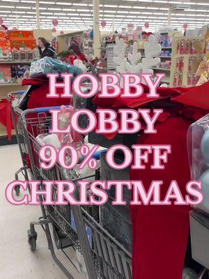 Run to your local @Hobby Lobby ! 🎄 #christmas #hobbylobby90percentoff #hobbylobbychristmas #christmassale #sale #shopping #fyp #viral #haul