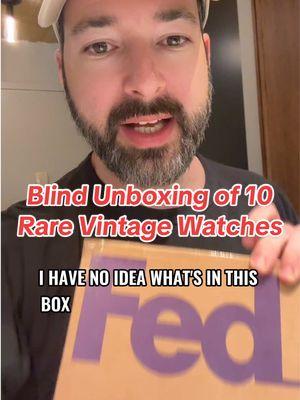 Blind unboxing of 10 rare vintage watches. #watchtok #patekphilippe #patek #rolex #cartier #vintagerolex #vintagewatch #vintagewatchdealer #unboxing #piaget 