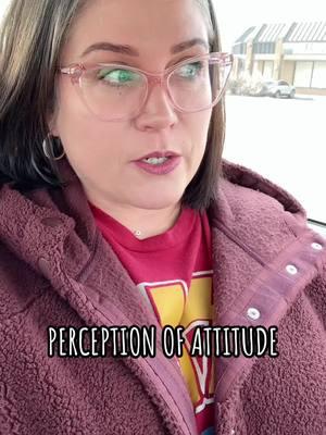 Interactions and attitudes may not always be what we perceive or interpret in the moment. It’s important to not always take everything personally. This isn’t to say we allow people to treat us poorly, this is saying that not everything is as we see it all the time. Do you think you are perceived wrongly at times?  ##perception##thingstothinkabout##attitudes