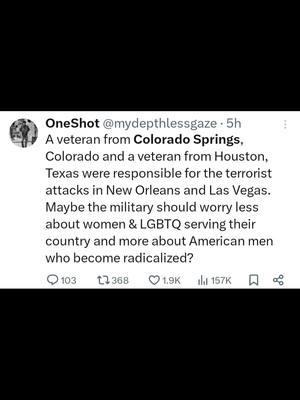 Both were VETERANS!!! US born and raised... Not immigrants!!! #Elon the #shadowpresident is the immigrant we need to worry about. DJT needs to fact check do does #foxnews #ftbragg #veterans #radicalized #telsa #neworleans #theresistance #educateyourself #fyfyfyfy #fyp #fyf #readingisfundamental #themoreyouknow💫 #knowledgeispower #nonnaknows💜 