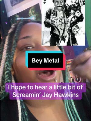 I’m not Beyoncé Fan but I’d try Bey Metal!!! #beyonce #metal #heavymetal #representationmatters #vibesndelites #podcast #youtube #followme #fyp #vocalist #screaminjayhawkins #chuckberry #cinnamonbabe #ska #music #happynewyear 