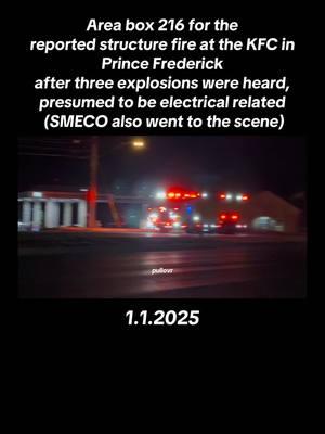 Multiple fire trucks responding to the reported structure fire at the KFC in Prince Frederick, Maryland (Calvert County) (footage and dispatch audio included and thankfully the KFC didn’t go up in flames as firefighters on scene saw no visible flames.) #christmastree #code3responses #ightsandsirens #coplife #emergencyservices #code3 #code3response #paramedic #ambulanceresponding #emslife #volunteeremt #volunteer #emtlife #code3responses #lightsandsirens #coplife #emergencyservices #code3 #code3response #rumblersiren #whelensirens  #powercall #powercallsiren  #volunteer #emtlife #emtlife #firstdue #firetones #firefighterlife #volunteerfirefighter #qsiren #firetruck #thinredline #firefighter #firedepartment #firerescue #firefightersoftiktok #firetrucksresponding #piercefireapparatus #screamingqsiren #firetrucks #firetruckresponding #volunteerfirefighter #volunteerfiredept #qsirenscreaming #qsiren #qsirenssavelives #screamingqsiren #qsirenscreaming #huntingtownvfd #huntingtownmaryland #huntingtownmd #huntingtown #dispatch #dispatcher911 #dispatcherlife #dispatchersoftiktok 