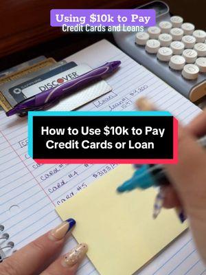 Here are some things to consider when you’re paying off credit cards or other debt. If you are focused on credit score, you would want to pay down the credit cards. Remember to pay the balances on all cards, do not focus on paying one card at a time! #credit #score #tips #howto #creditcard #card