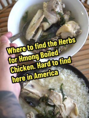 Replying to @Sabrina Sabrina Hmong Boiled Chicken is on of My Favorites Hmong Food.  Perfect for this Weather or if you’re feeling under the Weather. This has great Medical Benefits from the Herbs used to make this Delicious Dish. I enjoy this Dish with Hmong Pepper Sauce and Jasmine Rice. In the Hmong Culture, traditionally, Women would consume Boiled Chicken with Herbs Diet after Birth postpartum period. This is to help fight out any unwanted bacteria, for good health, and recovery.  Recipe:  Water Salt Herbs 👇🏻 Taab kib lab (Artemisia lactiflora) ✅ Tshuaj tsog lab (Okinawa spinach) Tshuaj tsog ntsuab (Okinawa spinach green version)  Qhau lab  Zaaj tshua ntuag (Joe-pye weed)  Tshaab Xyoob (Mugwort)  Suv ntsim (Lovage)  Tauj Qab (Lemongrass)  Nkaj Liab Xuv Ntsim  Ncas Liab Hmoob Iresine Herbstii (Red Beefsteat Plant) Ntiv  Ko Taw Os Liab White Mugwort Atemusia Lactifora KinTaw Os I did not know how to spell these Herb 🌿 in Hmong so I learned it and googled the Spelling from @c.hercreations C. Hawj Creations, hmongspecialtyph, and hellomaygarden.  Instructions: 1. Clean and Wash Fresh Farm raised Chicken.  2. Cut into Pieces 3. Bring a Pot of Water to a Boil. 4. Add in Chicken. 5. Add in Bruised End Lemongrass 6. Add Salt 7. Once Cooked, add in Herbs. 8. Let this Cook for 1-2 Mins. Shut off Heat. Enjoy with Jasmine Rice. I like to dip the Chicken in Hmong Pepper Sauce. Boiled Chicken is made throughout the World. It’s Simple, Delicious, and Comforting.  Save this Recipe for Later. Or Tag 🏷️ a Friend to make this with. #hmongfood #laofood #khmerfood #cambodianfood #thaifood #vietnamesefood #iumienfood #iumien #reels #chicken #soup #hmong #hmoob #hmoobfood #hmongnewyear #healthyfood #Foodie #hmongtiktok #hmongfyp #hmongcheck 