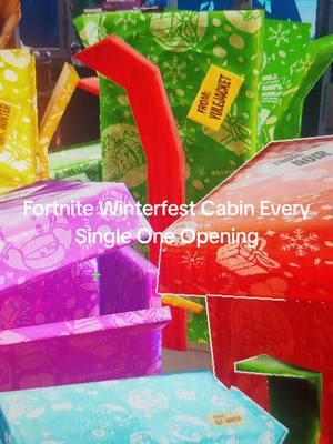 Fortnite WinterFest Cabin Opening All Right Now #fyp #viral #fortnite #fortnitewinterfest