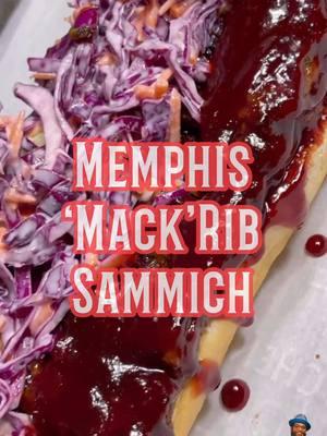 For Throwback Thursday I’m running back my Memphis ‘Mack’ Rib Sammich which is definitely an ode to @mcdonalds McRib sandwich which is back by the way. I hope your new year is off to a great start!! Stay blessed🫶🏾🙏🏾 #mcdonalds #mcrib #memphis #bbqribs #chefked #bussinmane