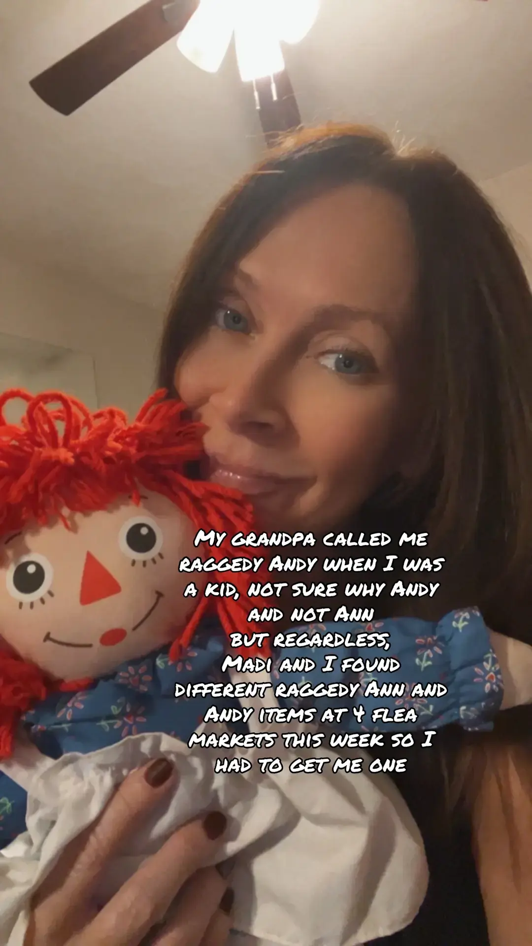 Childhood memory unlocked, what is yours? #raggedyannandandy #raggedyann #nostalgia #memories #nickname 