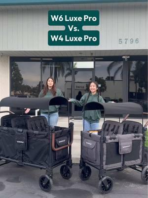 Big family? Bigger adventures! Which one suits your family best? Vote in the comments below: W6 Luxe Pro or the W4 Luxe Pro ✨ #wonderfold #strollerwagon #w6luxepro #w4luxepro #fyp 