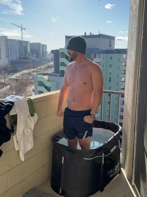 Morning routine #CapCut #denver #colorado #milehigh #city #citylife #ice #icebath #cold #therapy #freezing #cityview #mountain #healthybhicoolbhi #snow #veteran #airforce #militarylife #k9 