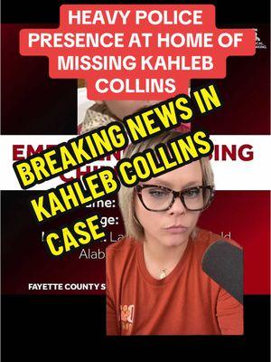 January 2, 2025: HEAVY police presence is back at the home of missing 1 yr old Kahleb Collins! #kahlebcollins #missingkids #truecrime #truecrimecommunity 