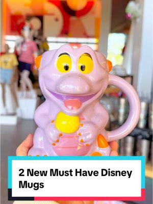 I think I screamed a little seeing this adorable Figment mug! Also a matching Tigger one! #disneymug #disneymugs #mugsofdisney #figment #tigger #epcot 