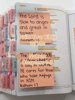 Build Your Bible w/ Me | Nahum Chapters 1-3 | #Bible #Biblesupplies #Christian #BibleOrganization #BibleStudy #BuildYourBible #Nahum 