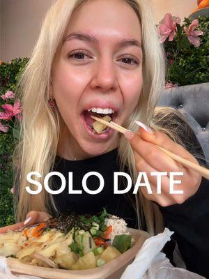 solo dates are where it’s at. #dateyourself 😍 yummy food, the best company (aka yourself), no one to annoy you, and just time alone which is so important. don’t know why this always made me so nervous. THIS IS MY FORM OF PRACTICING SELF LOVE 😏🍱🍣🫶✨ #solodate #selflove 