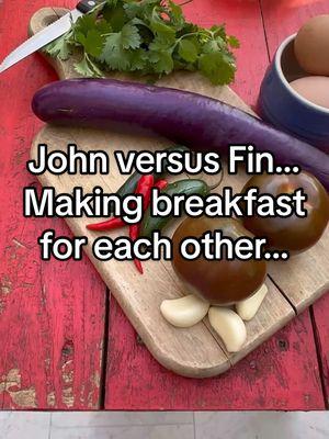 Making breakfast for your partner is an easy way to let them know how you feel about them… whether making their favorite breakfast, going all out in making them breakfast, or simply surprising them with breakfast can all speak volumes😊❤️… … and then, there is how Fin makes John breakfast 🙄🙀🤣 #interracialcouple #breakfast #showinglove #couplecomedy #homestead 