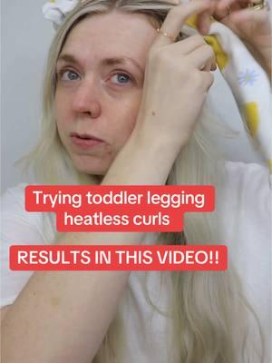 Watch to the end for the results! #heatlesscurls #heatlesscurlsovernight #noheatcurls #heatlesscurlsovernight 