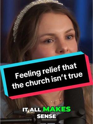 Abbie Clark talks about how she felt relief when she learned that the Church of Jesus Christ of Latter-day Saints wasn’t true. The Letter for My Wife is an online book that breaks down the truth claims of the church. @Abbie 🩵📚✨  #lds #mormon #byu #byui #byuh #thechurchofjesuschristoflatterdaysaints #bookofmormon #saltlakecity #utah #ldstemple #ldsmission #ldsmissionary #exmormon #exlds #exmo 