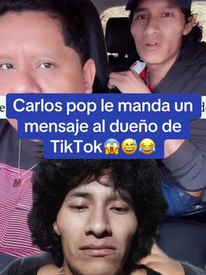 Carlos pop le manda un mensaje al dueño de TikTok😱😅 #chapinesenusa🇬🇹💙🇺🇸 #paratii #fypシ #chistosos #carlospop 