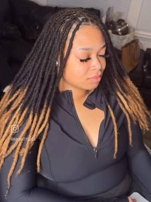 I love it!!! These locs are teaaa honey 🤩🍯✨ Texture Locs + install by @naughtylocs 🫶🏽 HAPPY NEW YEAR 🎊 book under our new year deals!  Link in bio to book 🥳 #dmv #locs #locextensionsdmv #dmvloctician #dmvlocstylist #locstylesforwomen #locticians #loctician #marylandhairstylist #atllocs #locextensionsatl #locjourney #repost #exploremore #reels #honeyblonde #loccolor 