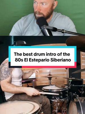 The best drum intro of the 80s El Estepario Siberiano #elestepariosiberiano #elestepario #estepariosiberiano #onehandeddrummer #onehandeddrumming #drum #drummer #drumtok🥁 #drummersoftiktok