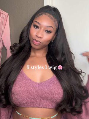 3 styles, 1 wig🌸 which is your fav? #unicehairofficial #bestaffordablewigs #unicehair #humanhairwigs #wiginfluencer #unice #gluelesswig #wiginstall #hairstyle #hairstyleideas #newyearnewme ##wiginstalltutorial #yakiwig #yaki #vpartwig #2025 