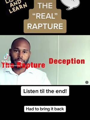 #Real #Rapture #is #for #the #wicked #endure #til #the #end #apttmh #christ #bible #christiantiktok 