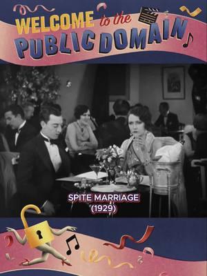 Welcome to the public domain, SPITE MARRIAGE (1929), Buster Keaton stars in his final full-length feature as a director. 🎞️😂 Learn more at the link in our bio. 🔗 #PublicDomainDay #PublicDomain #CreativeCommons #CopyrightFree #OpenAccess #CulturalHeritage #ArtForEveryone #FreeToUse #IntellectualFreedom #SpiteMarriage #BusterKeaton #SilentFilm #ClassicComedy #1920sCinema #FilmHistory #VintageMovies #GoldenAgeCinema #PhysicalComedy #SlapstickLegend #CulturalLegacy #InternetArchive