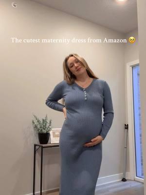 Obsessed with this dress from Amazon!  Link: https://amzn.to/4gZ1SDZ  #maternity #maternitydress #maternitydressforbabyshower #babyshowerdress #momproducts #babyshowerdresses #cutematernityclothes #maternityfashion 