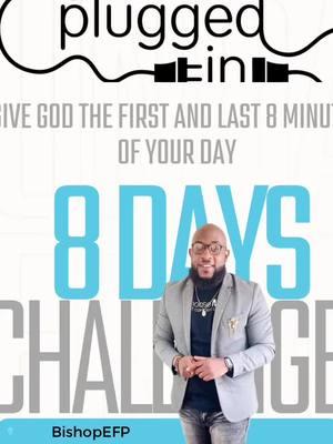 I Need 8 People With Crazy Faith To Join Me In This 8 Day Challenge!  Reconnecting to the Source: Reaffirming a Relationship with God.  “Give God the first and last 8 minutes of your day and Watch What God Do In 8 Days! Comment “Plugged In”. If you Accept The Challenge! #challange #faith #crazyfaith #fyp #foryoupage 