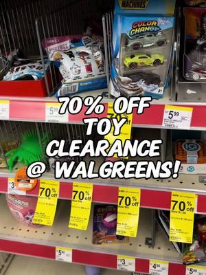 70% Off Toy Clearance at Walgreens. May vary by location. #clearance #clearancefinds #walgreens #walgreensdeals #walgreensclearance 