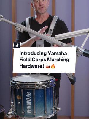 Our Percussion Product Manager, Joel Tetzlaff, introduces Yamaha Field Corps Marching Hardware.  Developed and field tested under the harshest conditions, our philosophy is Simplicity + Durability = Reliability. 🥁💪  #YamahaMusic #marchingband #marchingbandlife 