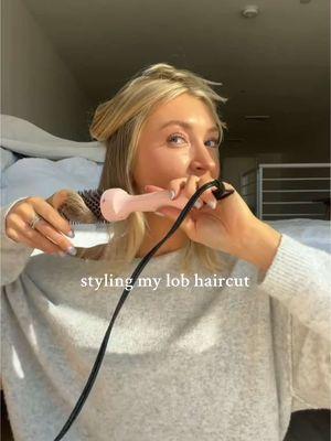 my favorite way to style short hair  #shorthairstyles #lobhaircut #longbob #hairstyletutorial #hairstyleinspo #5minhairstyle 