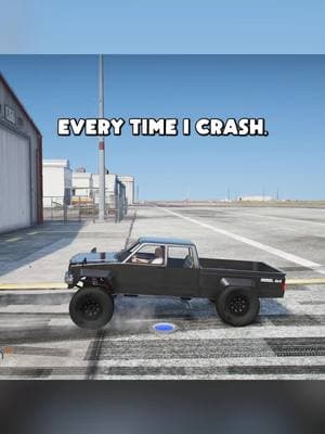 reupload of one of my most popular tiktoks this year: everytime I CRASH my TRUCK gets FASTER... full vid in bio! #fyp #foryou #foryoupage #gta #fivem #gta5 #gtarp #live #BreezyRP #Breach27 