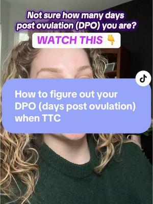 Replying to @Bookishmommybeckybecks  Here’s how to figure out your DPO aka days post ovulation, so you know when is best to take a pregnancy test. @Vicky | Hormone + 🩸 Health  #fertility #ttc #fertilityawareness #fertilewindow #cervicalmucus #lutealphase #dpo 