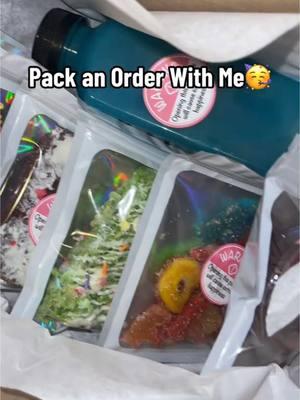 ship out an order with me for @💰cha$aK 🥰                                                                            #shipping  #fyp #SmallBusiness #infused #treats #newyear #xyzbca 