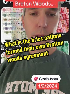 #greenscreen what if the brics nations formed their own Bretton woods agreement? Response to  @Fida  #brics #g7 #india #china #russia #brazil #southafrica #currency #dollar 