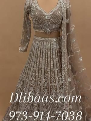 Heavy pearl and stone work embroiderey light champagne color party wear lehenga choli set  #dlibaas #lehenga #lehengacholi #lehengaset #indianpartywear #heavylehenga 