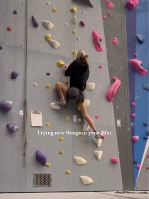 Absolutely love trying new hobbies<3 #newyear #hobbies #tryingnewthings #inyour20s #climbing 