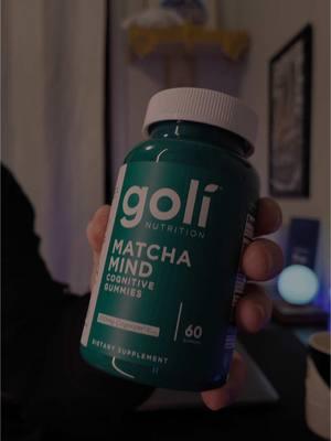 Get yourself some goli matcha mind! 100% worth it! #focus #newyear #goals #newywarsresolution 