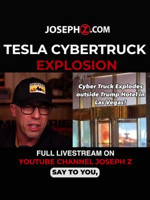 Tesla Cybertruck Explosion! #trumphotel #tesla #breakingnews #josephz