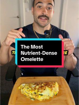 The most nutrient-dense omelette #diet #nutrition #health #omelette #eggs #healthyrecipes 