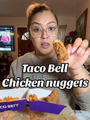 Rating new @tacobell chicken nuggets #tacobell #tacobellmukbang #eating #eatingshow #mukbang #tacobellchickennuggets #verafoodie #foodrating #foodreview #chickennuggets #Foodie #vgg #veragang #foodies #foodtiktok 